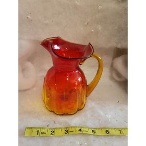 Blenko amberina vase